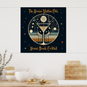 アトミックマルティニクラブ原子爆弾カクテル ポスター (キッチン)