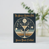 アトミックマルティニクラブ原子爆弾カクテル ポストカード (スタンド正面)