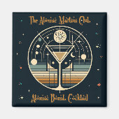 アトミックマルティニクラブ原子爆弾カクテル マグネット (正面)