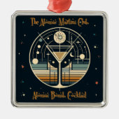 アトミックマルティニクラブ原子爆弾カクテル メタルオーナメント (正面)