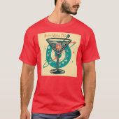 アトミックマルティニクラブ宇宙エージ Tシャツ (正面)