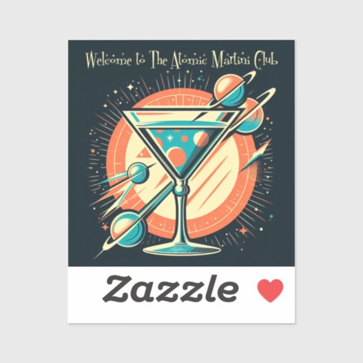 アトミックマルティニクラブ宇宙時代へようこそ シール (シート)