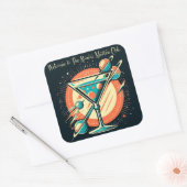 アトミックマルティニクラブ宇宙時代へようこそ スクエアシール (封筒)