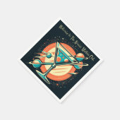 アトミックマルティニクラブ宇宙時代へようこそ スタンダードカクテルナプキン (角)