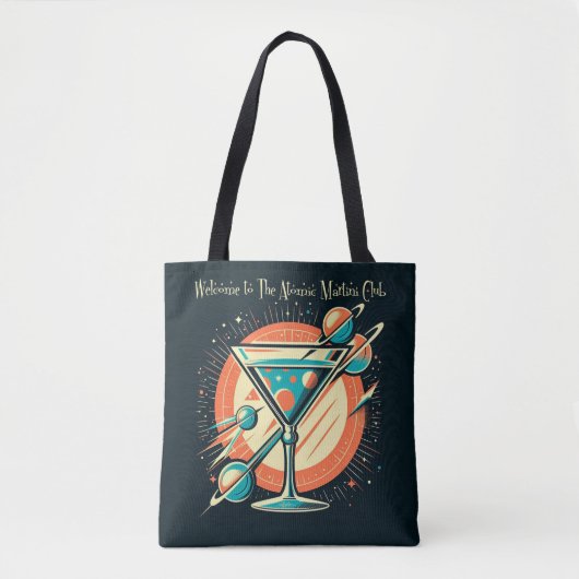 アトミックマルティニクラブ宇宙時代へようこそ トートバッグ (正面)