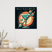 アトミックマルティニクラブ宇宙時代へようこそ ポスター (キッチン)