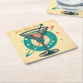 アトミックマルティニクラブ スクエアペーパーコースター (アングル)