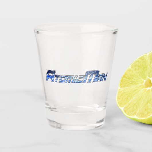 アトミックマンショットグラス ショットグラス (正面)