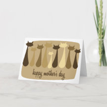 アトミックレトロキャットマザーズデイカードinブラウンズ