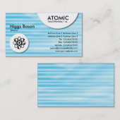 アトミック円 – 波色ブルー 名刺 (正面/裏面)