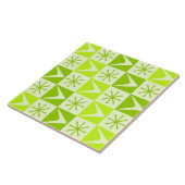 アトミック市松模様にエージボメラングシャートルーズ タイル (側面)