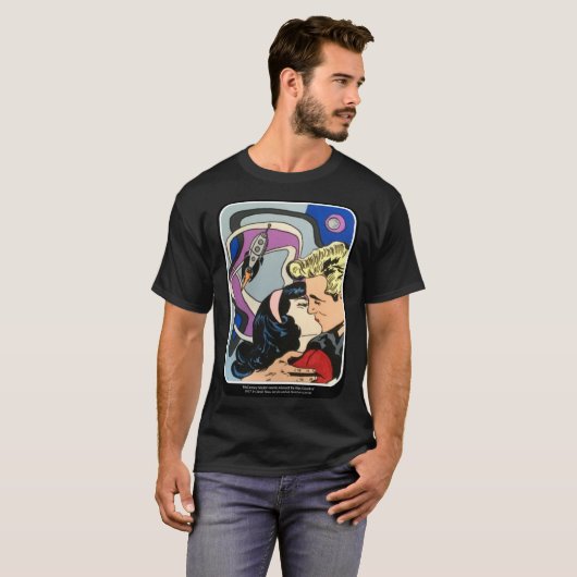 アトミック抽象芸術キス絵画Good's on a Tシャツ (正面フル)