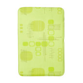 アトミック抽象芸術バーククロスチャートルーズ バスマット (正面縦)