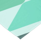 アトミック時代の幾何学的ターコイズ テーブルクロス (アングル)