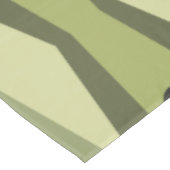 アトミック時代の抽象芸術列グリーンチャートルーズ テーブルクロス (アングル)