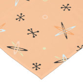 アトミック時代スターバストオレンジ ショートテーブルランナー (コーナー)