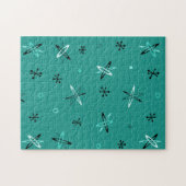 アトミック時代スターバストティール(緑がかった色) ジグソーパズル (横)