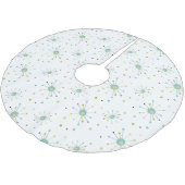 アトミック時代スターバストMCMクリスマス ブラッシュドポリエステルツリースカート (アングル)