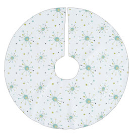 アトミック時代スターバストMCMクリスマス ブラッシュドポリエステルツリースカート