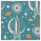 アトミック時代宇宙探査© studioxtine ファブリック (クローズアップ)