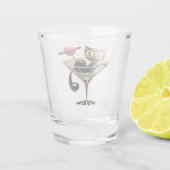 アトミック未来的宇宙エイジブラックキャットマルティーニ ショットグラス (裏面)