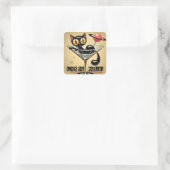 アトミック未来的宇宙エイジブラックキャットマルティーニ スクエアシール (バッグ)