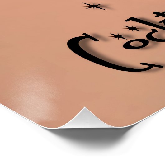 アトミック未来的宇宙エイジブラックキャットマルティーニ ポスター (コーナー)