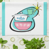 アトミック調理器デザインキッチンタオル キッチンタオル (折り畳み)