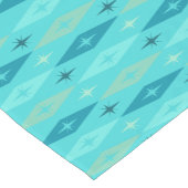 アトミック1950のダイアモンスターズターコイズ ショートテーブルランナー (コーナー)