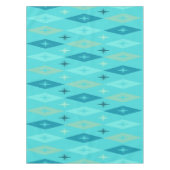 アトミック1950のダイアモンスターズターコイズ テーブルクロス (正面)