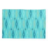 アトミック1950のダイアモンスターズターコイズ 枕カバー (裏面)