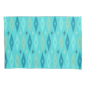 アトミック1950のダイアモンスターズターコイズ 枕カバー (正面)