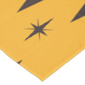 アトミック1950のダイヤモンドパターンオレンジ テーブルクロス (アングル)