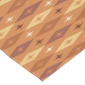 アトミック1950のダイヤモンド星オレンジ ショートテーブルランナー (コーナー)