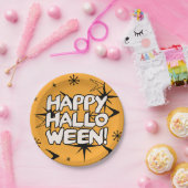 アトミック・エラハッピーハローウィン ペーパープレート (パーティー)