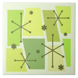 アトミック・エージポップ・アートの・アート・チャートリーズ タイル