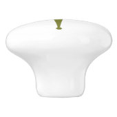 アトミック・エージレトロ50sスターバスト独身のイン・オリーブ セラミックノブ (側面)