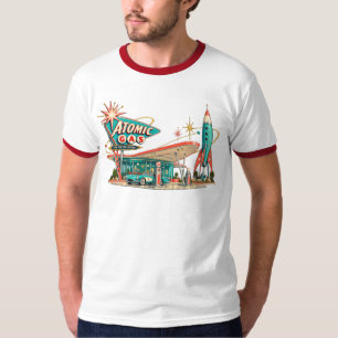アトミック ガス ビンテージ スペース エイジ リンガー Tシャツ