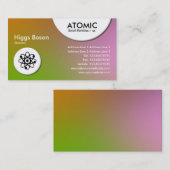 アトミック・サークル – ソフト・グラディエント・ビジネス・カード 名刺 (正面/裏面)
