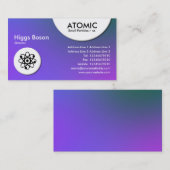 アトミック・サークル – ソフト・グラディエント・ビジネス・カード 名刺 (正面/裏面)