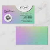 アトミック・サークル – ソフト・グラディエント・ビジネス・カード 名刺 (正面/裏面)