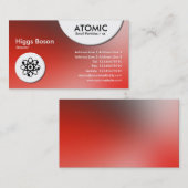 アトミック・サークル – ソフト・グラディエント・ビジネス・カード 名刺 (正面/裏面)