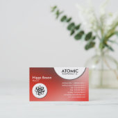 アトミック・サークル – ソフト・グラディエント・ビジネス・カード 名刺 (スタンド正面)