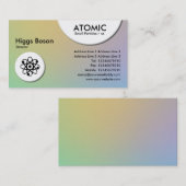 アトミック・サークル – ソフト・グラディエント・ビジネス・カード 名刺 (正面/裏面)