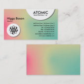 アトミック・サークル – ソフト・グラディエント・ビジネス・カード 名刺 (正面/裏面)
