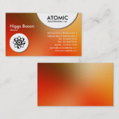 アトミック・サークル – ソフト・グラディエント・ビジネス・カード 名刺 (正面/裏面)