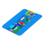 アトミック・パーム春カクテルパーティーフレキシブルフォト マグネット (左側)