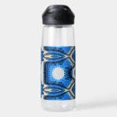 アトミック・ブルー ウォーターボトル (背面)