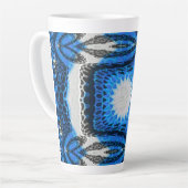 アトミック・ブルー カフェラテマグ (左アングル)