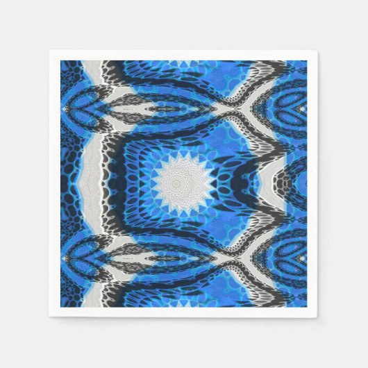 アトミック・ブルー スタンダードカクテルナプキン (正面)